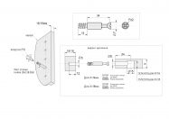 Болт стяжки Minifix S100 HAFELE 34 мм (сталь) (262.28.026)